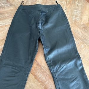 NWOT Black Leather Pants